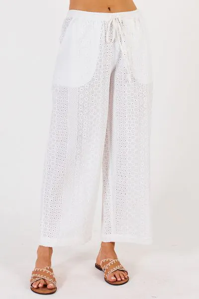 Lula Life Laila Pant In White