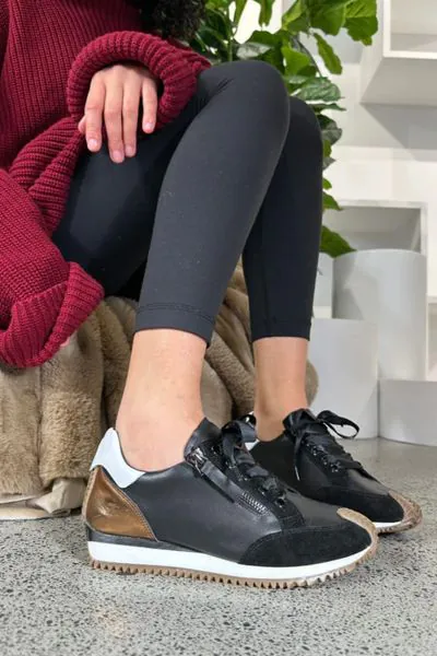 Marvel Sneaker By Minx In Black