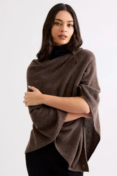 Mia Fratino Mia Poncho In Espresso