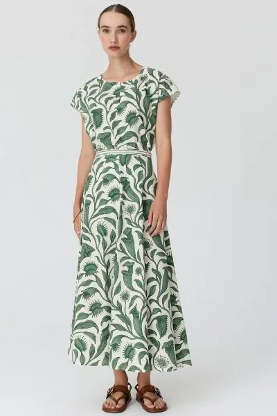 Pol Botanica Skirt In Green