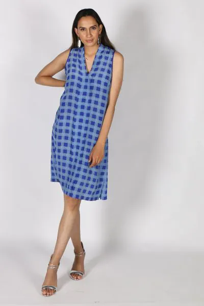 Printed Rasa Bella Plaid Dress