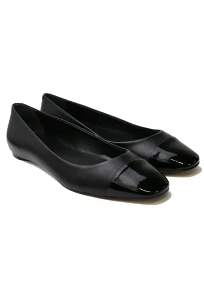 Gilma Ballet Flat By Sempre Di In Black