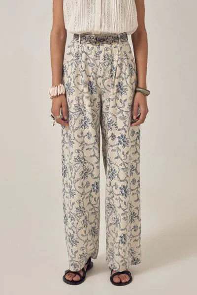 Maison Hotel Simone White Fuji Pant In White