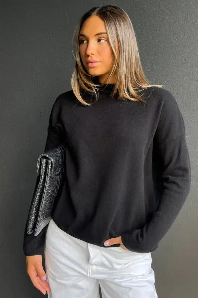 Mia Fratino Sloane Jumper In Black