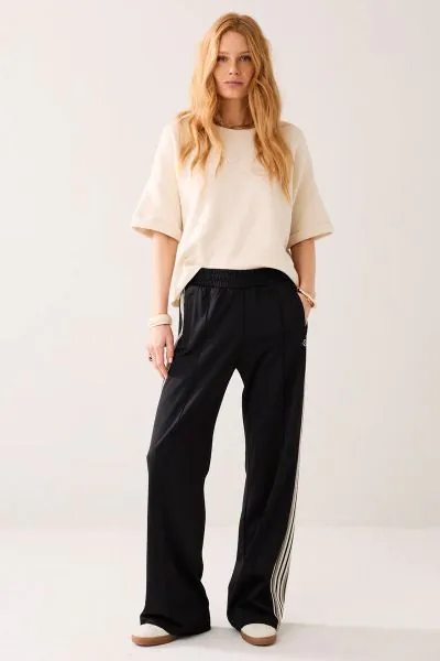 Summum Pintuck Trackpant In Black