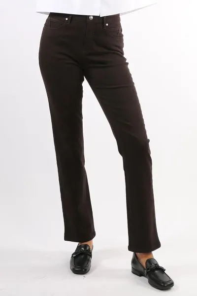 Vassalli Column Pant In Chocolate