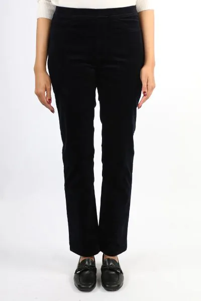 Vassalli Straight Leg Bay Cord Pant In Midnight
