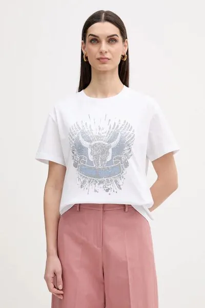 Mos Mosh Washa Oversize Tee In White