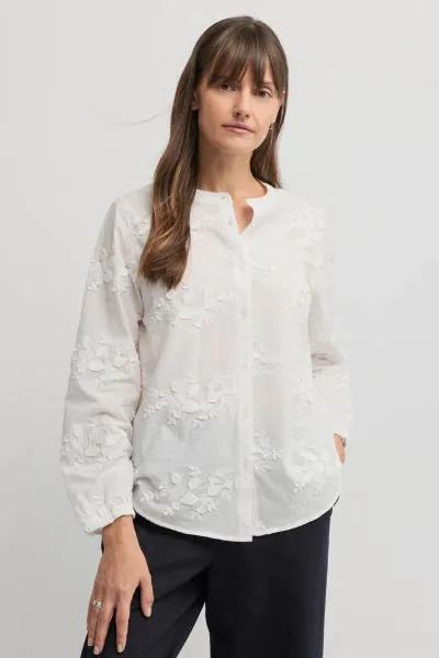 Yarra Trail Dainty Shirt In White