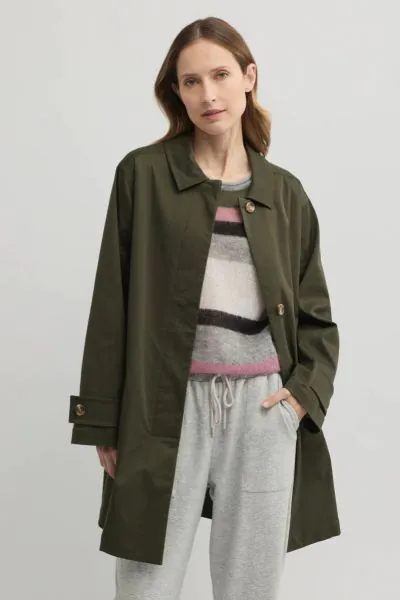 Yarra Trail Nova Coat In Loden