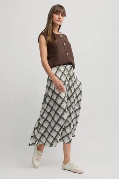 Yarra Trail Nuvela Skirt In Print