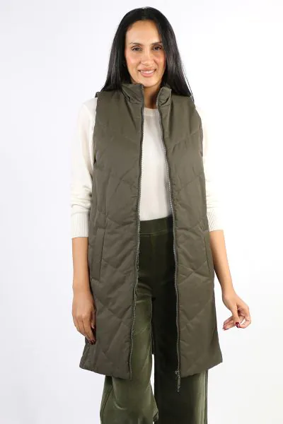 Yarra Trail Timberland Loden Puffer Vest 