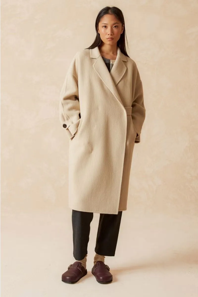 Reads Online Indi Cold Loden Coat In Natural
