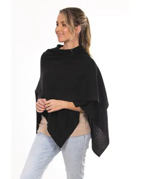 Bridge and Lord Wrap Topper In Coal