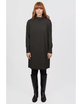 Bridge and Lord Sweater Dress In Olive