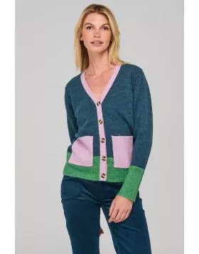 Boom Shankar Poet Cardi In Blue