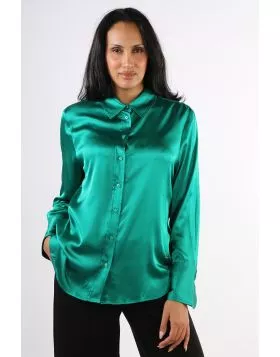 Brax Victoria Shirt In Emerald