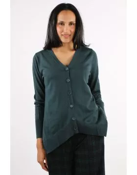 Foil Good Odds Cardigan In Ivy