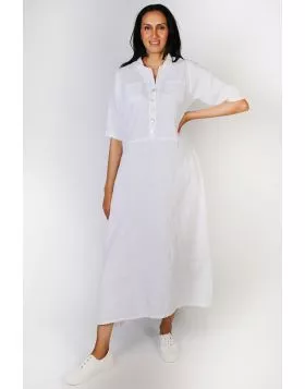 Frockk Bridget Dress In White