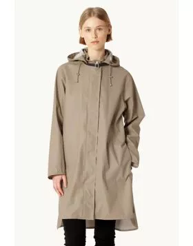 Ilse Jacobsen A Line Raincoat In Wheat