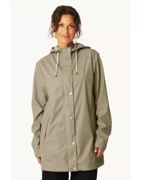 Ilse Jacobsen Classic Rain Jacket In Coriander