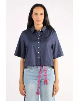 Bagruu Baci Shirt In Navy