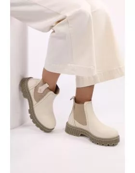 Ripper Boot By Sala In Creme