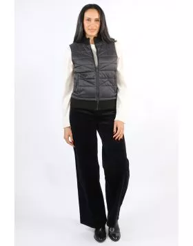 Quilted Puffer Vest In Black By Jump