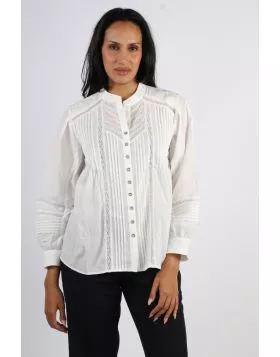 Lania Vintage Shirt In White