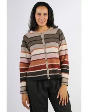 Mansted Amina Cardigan In Brown