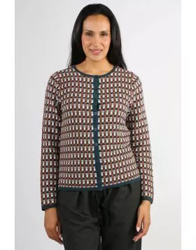 Mansted Emilia Cardigan In Sienna