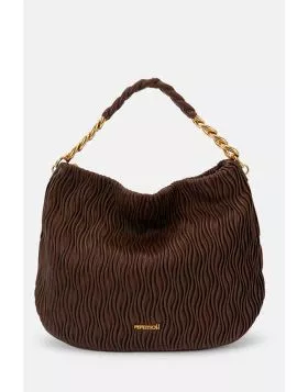 Crinkle Bag By Pepe Moll In Brown