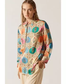 Rubyyaya Marigold Shirt In Multi