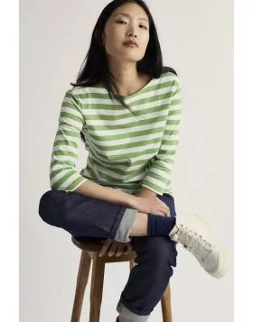 Seasalt Scallion Clover Sailor Top In Grass