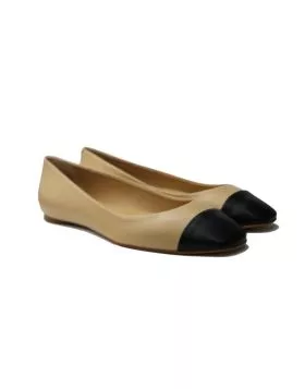 Gilma Ballet Flat By Sempre Di In Cream