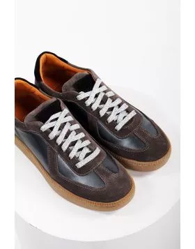 Sempre Di Lace Up Sneaker In Grey