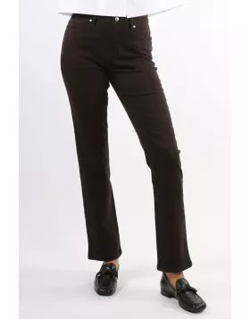 Vassalli Column Pant In Chocolate