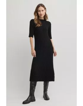 Yarra Trail Oak Dress In Black