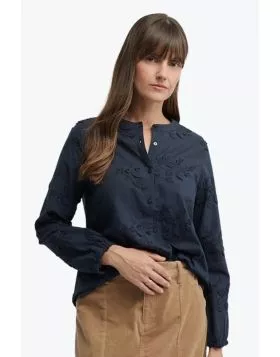 Yarra Trail Dainty Shirt In Navy