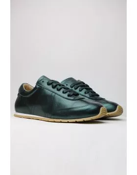 Zeta Innox Metallic Sneaker In Emerald
